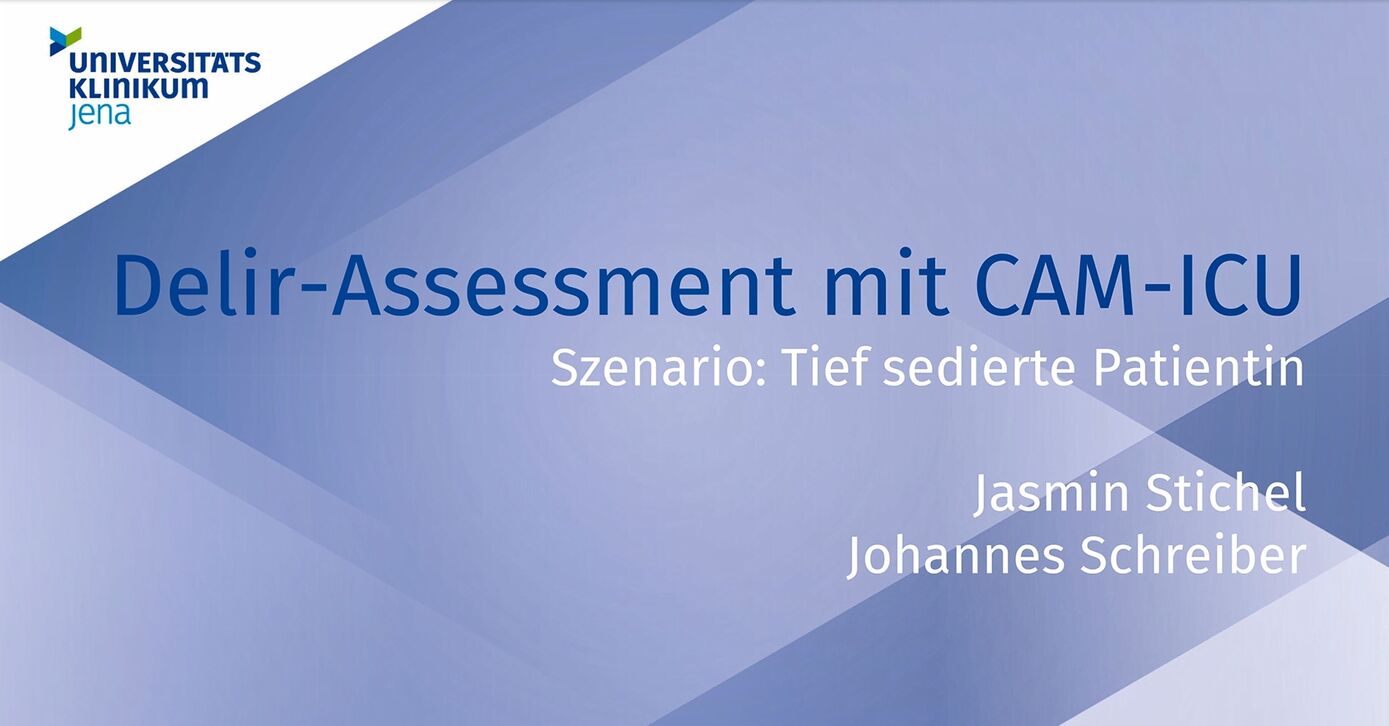 Vorgehen bei sedierten PatientInnen