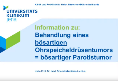 Informationen zur Behandlung eines bösartigen Ohrspeicheldrüsentumors (Parotistumor)