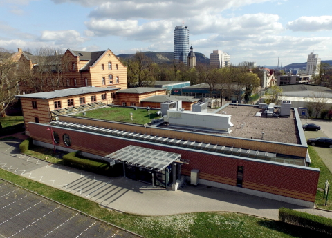 Übersichts über das MRT Forschungszentrum Am Steiger in Jena. 
 Photo: K.-H. Herrmann